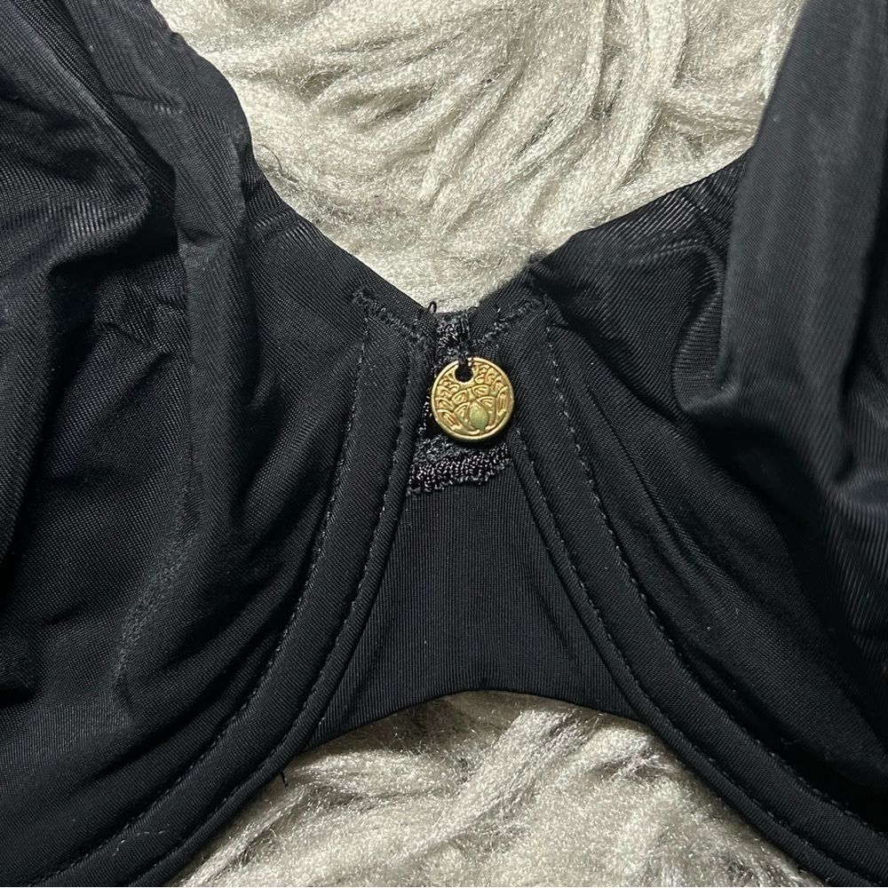 NEW Natori Pure Luxe Balconette black bra size 36D - Picture 4 of 8